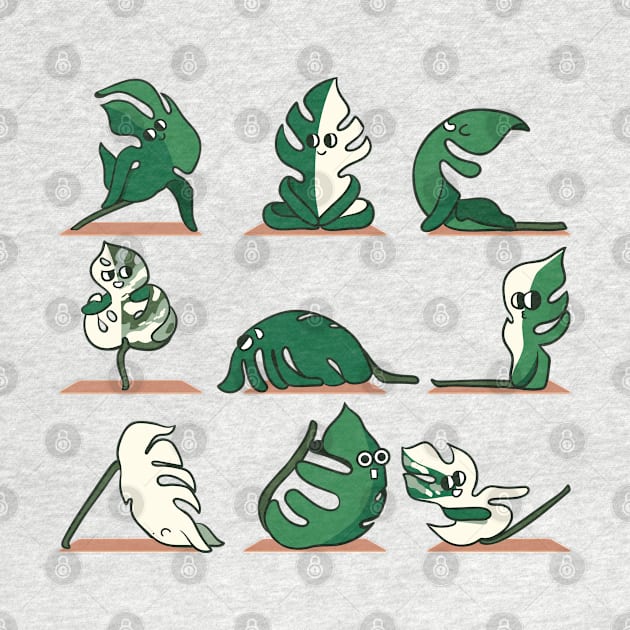 Monstera Yoga by huebucket